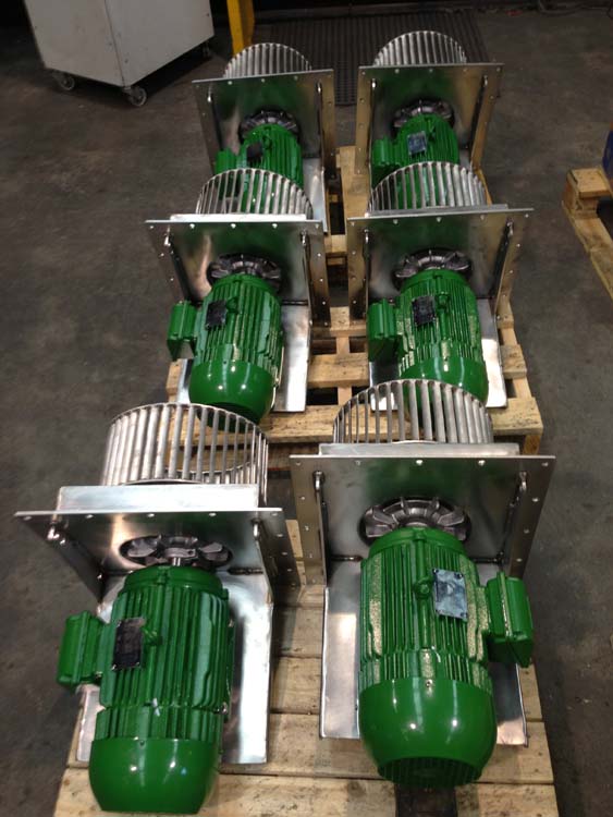 Forward Curved fans made in Maebourne