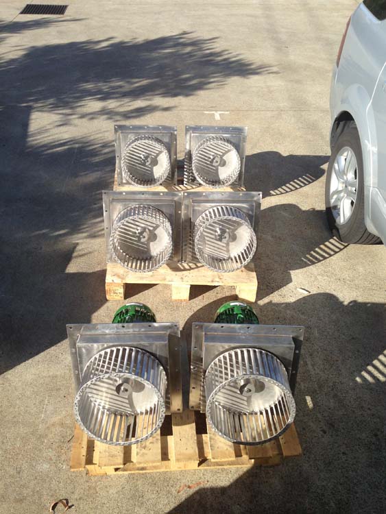 Forward Curved fans manufactured in Melbourne Hallam
